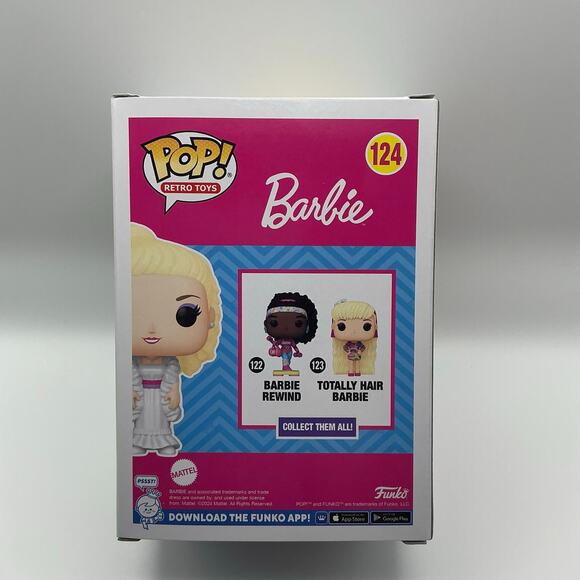 Crystal Barbie #124 – Barbie Retro Toys Funko Pop (Box has visible wear) - Picture 3 of 6